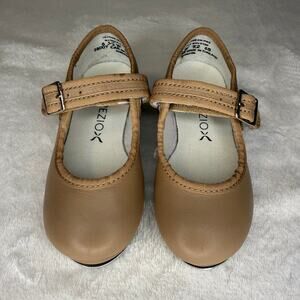 Capezio Mary Jane 3800 Car Tap Shoes Beige Little Kids 6.5 Wide